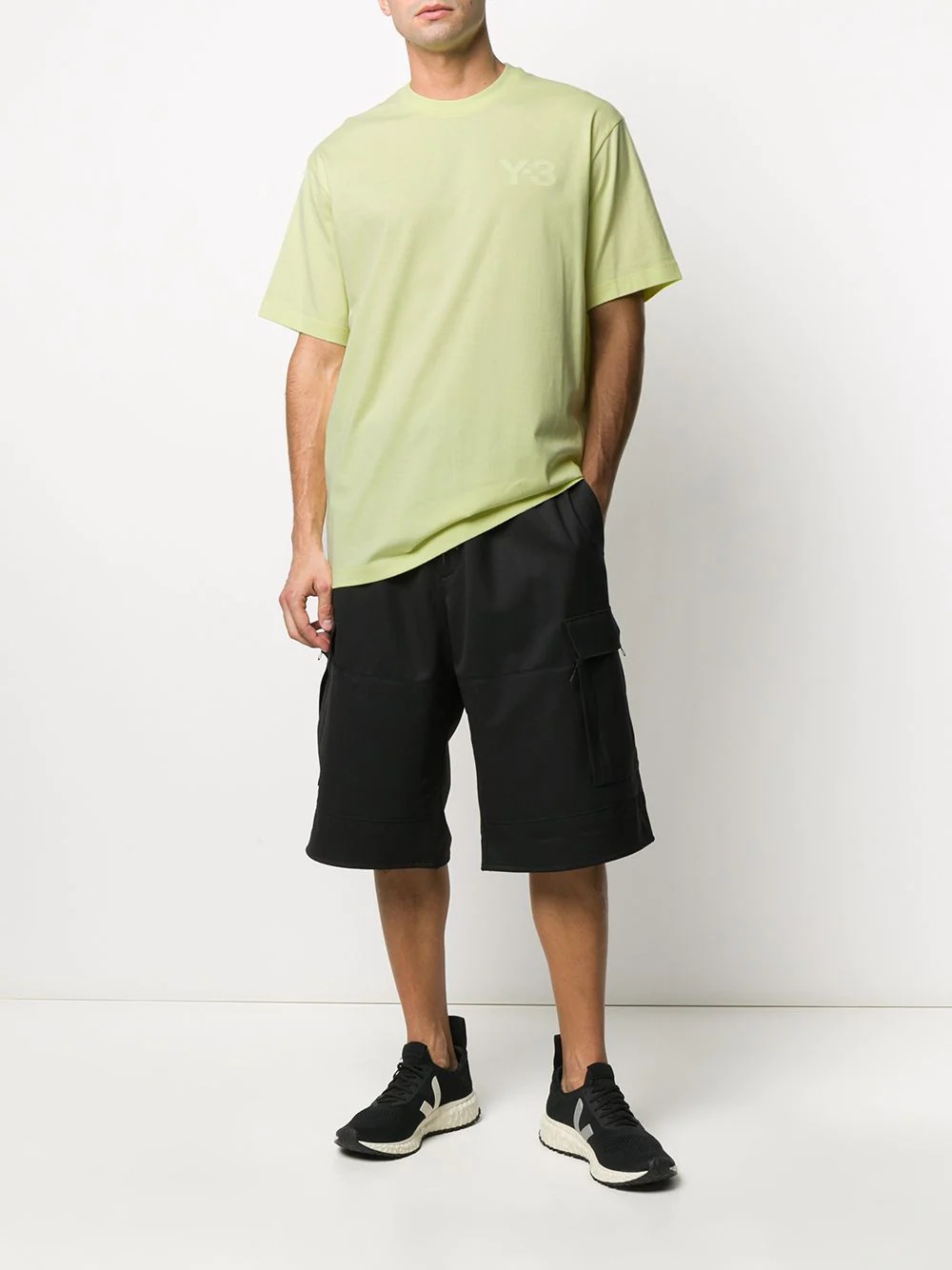 wide leg cargo shorts - 2