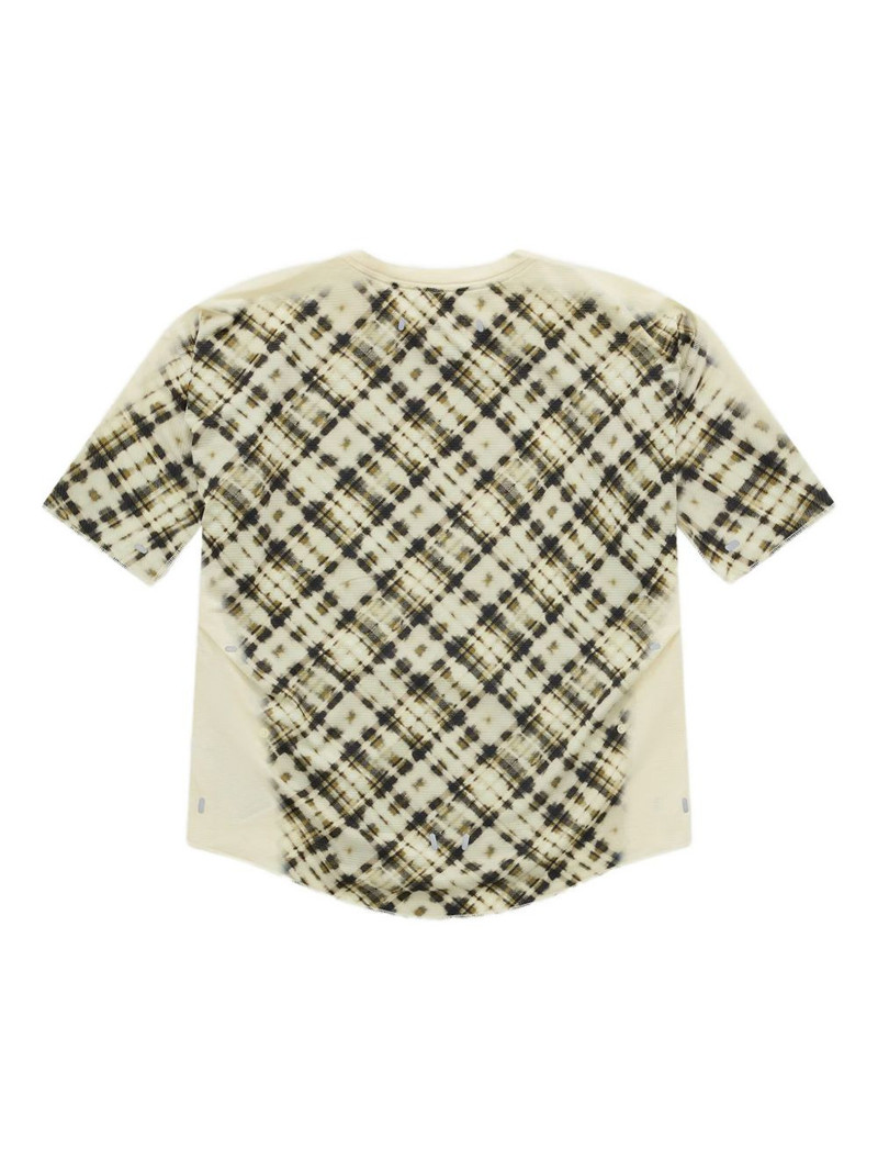 Nike x KNWLS check-pattern T-shirt outlook