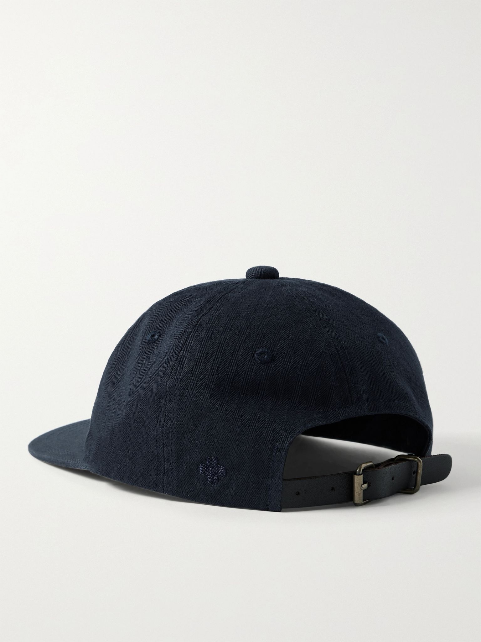 Herringbone Cotton Baseball Cap - 3