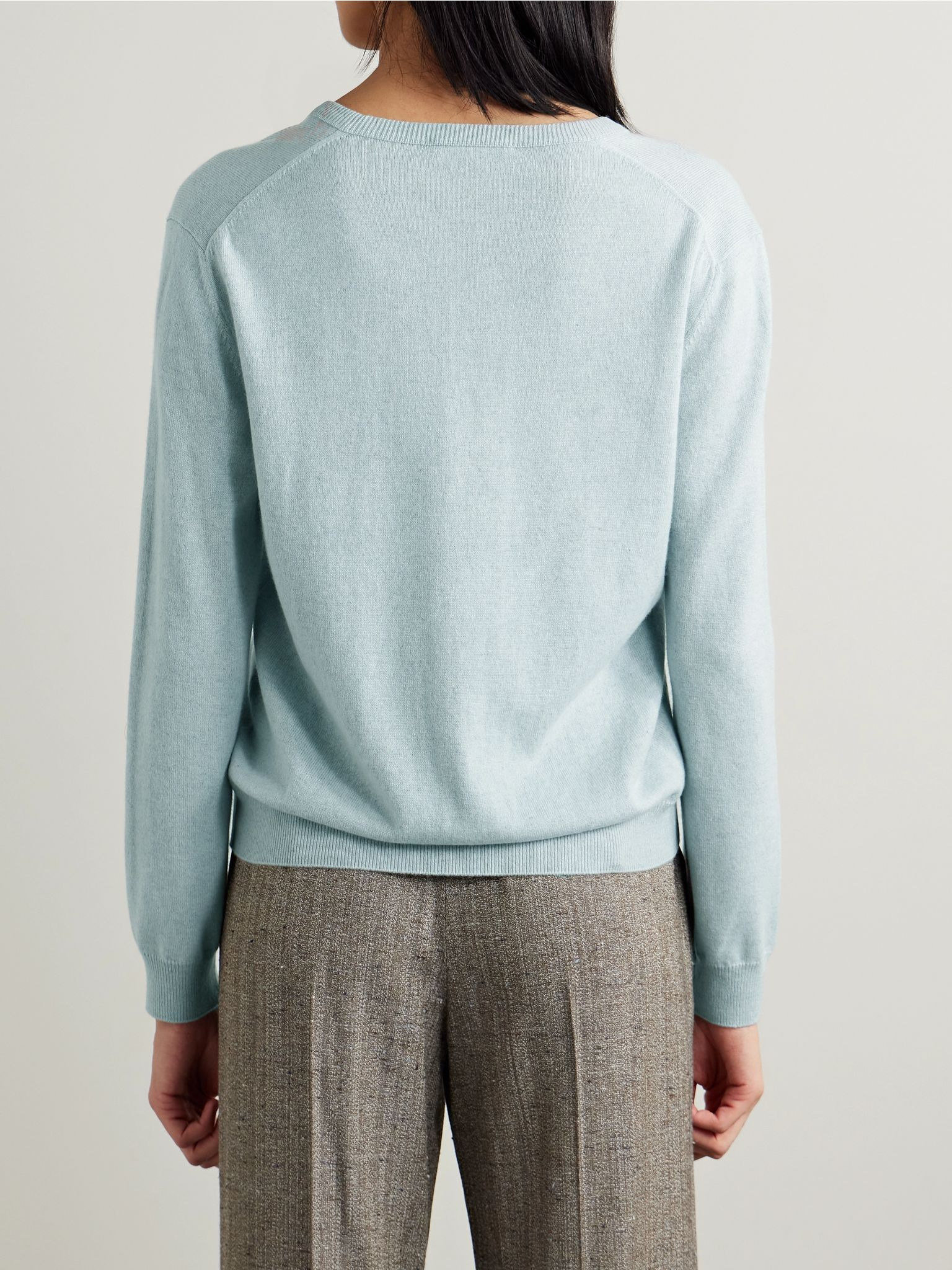 Cashmere sweater Light blue - 4