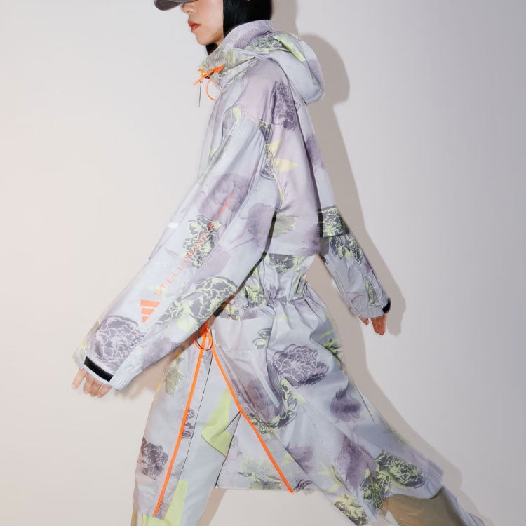 (WMNS) adidas By Stella McCartney Sportswear Long Parka 'Grey Orange' IN3635 - 7