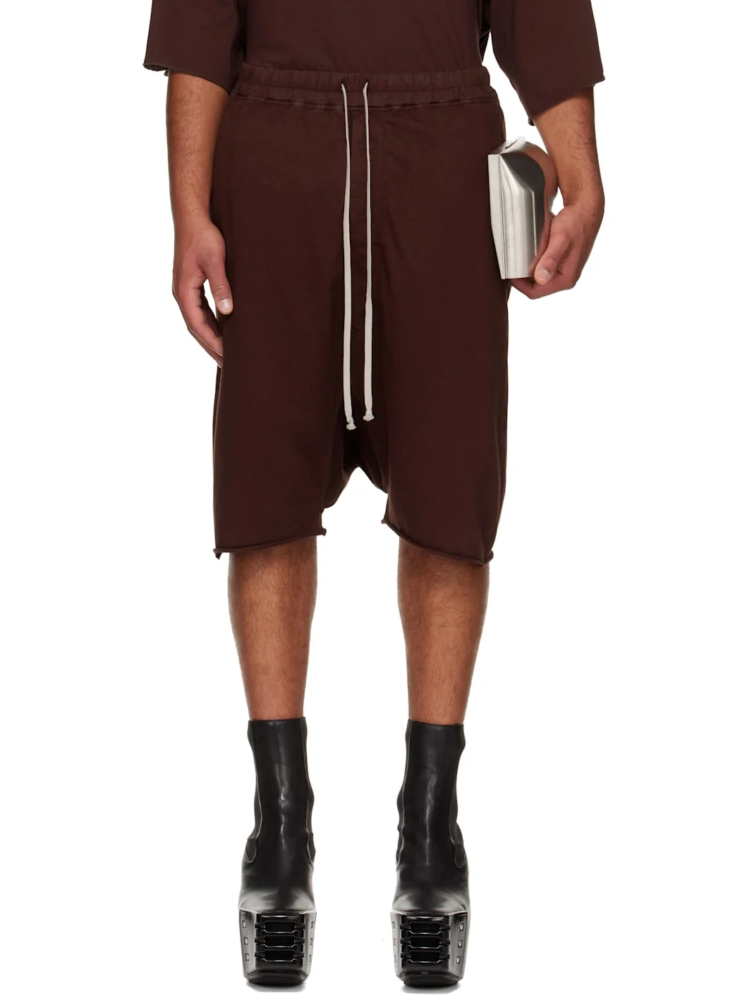 Burgundy Concordians Drawstring Pods Shorts - 1