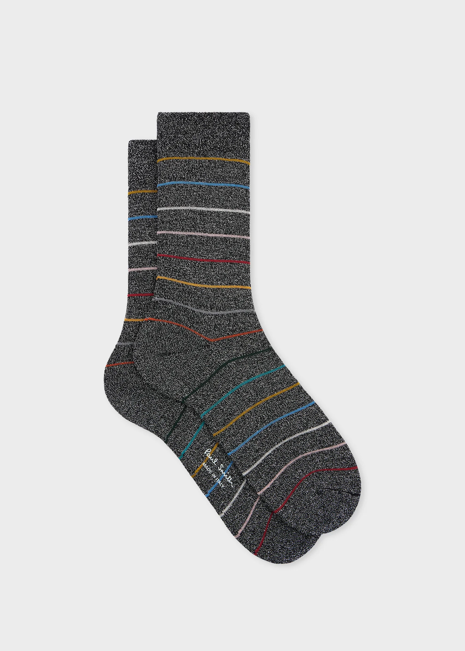 Women's Glitter 'Signature Stripe' Socks - 1