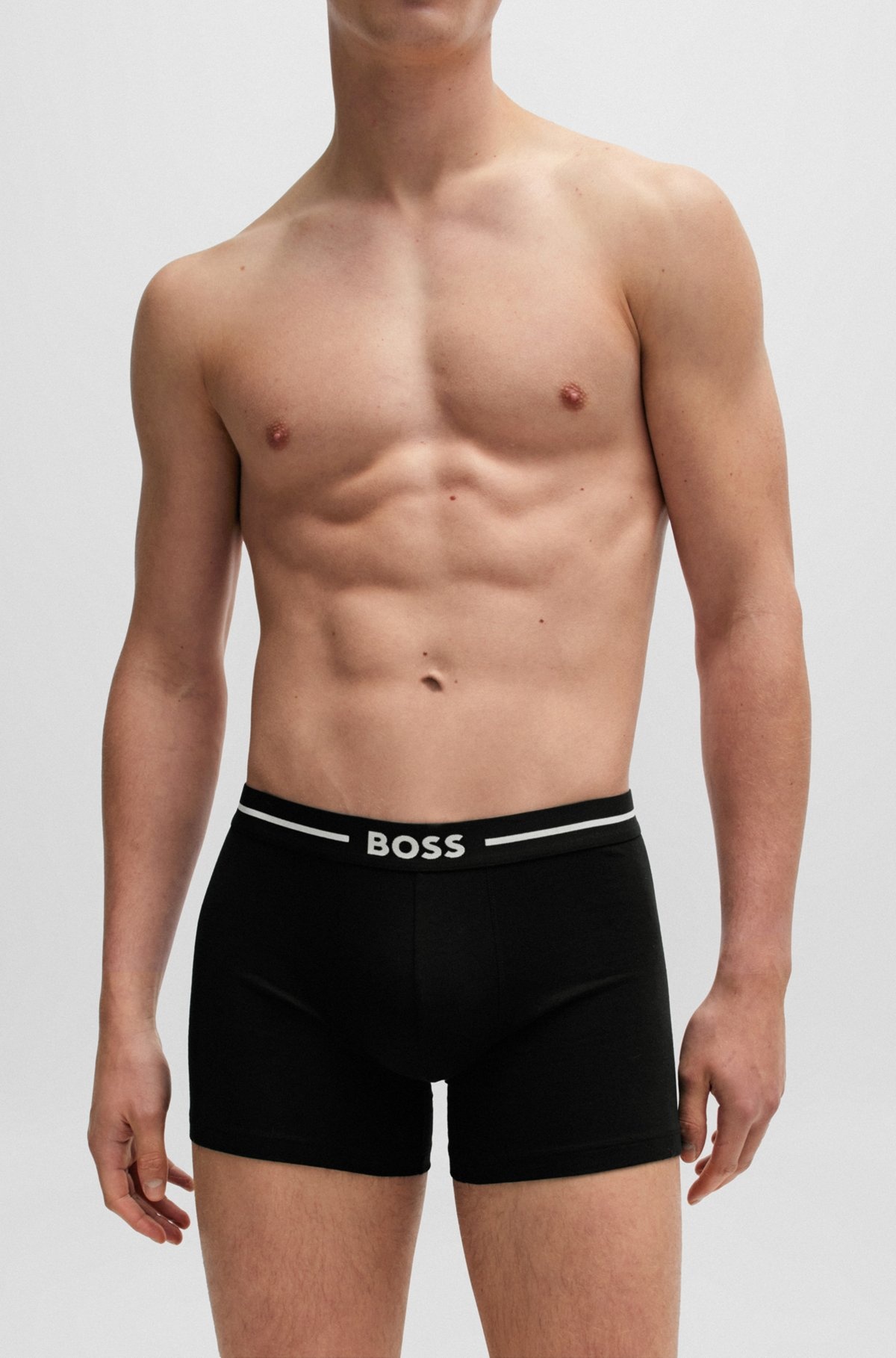 THREE-PACK OF BOXER BRIEFS IN STRETCH COTTON - 5