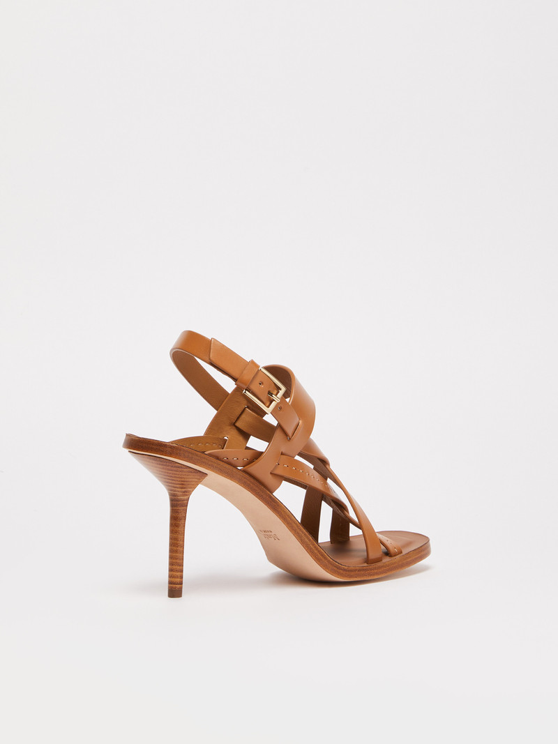 SEAMHIGHSANDAL Leather cage sandals 3