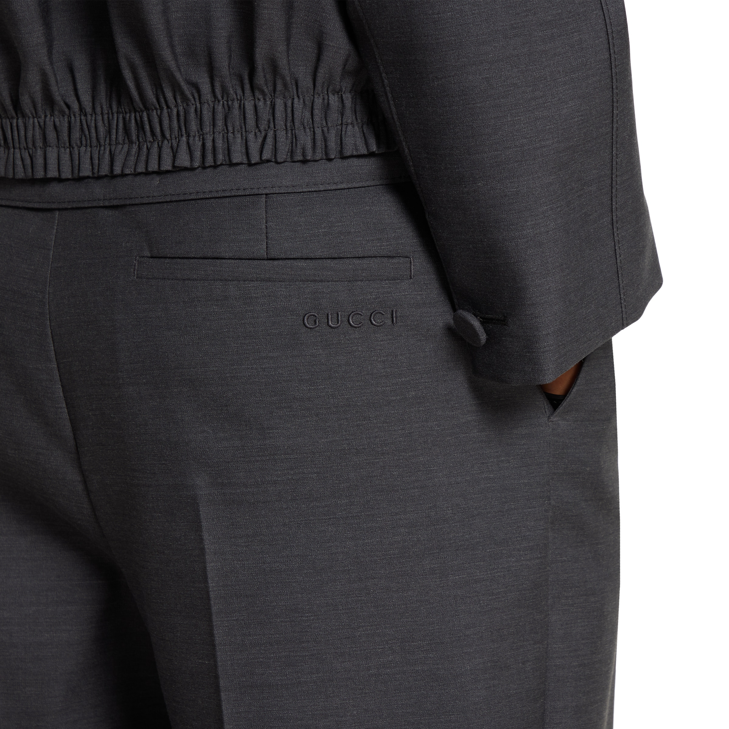 Oversize low waist wool pant - 5