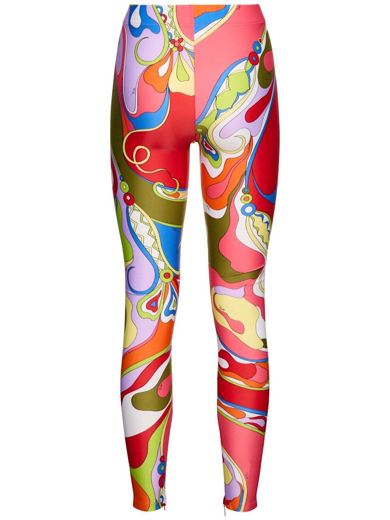 Printed lycra leggings - 3