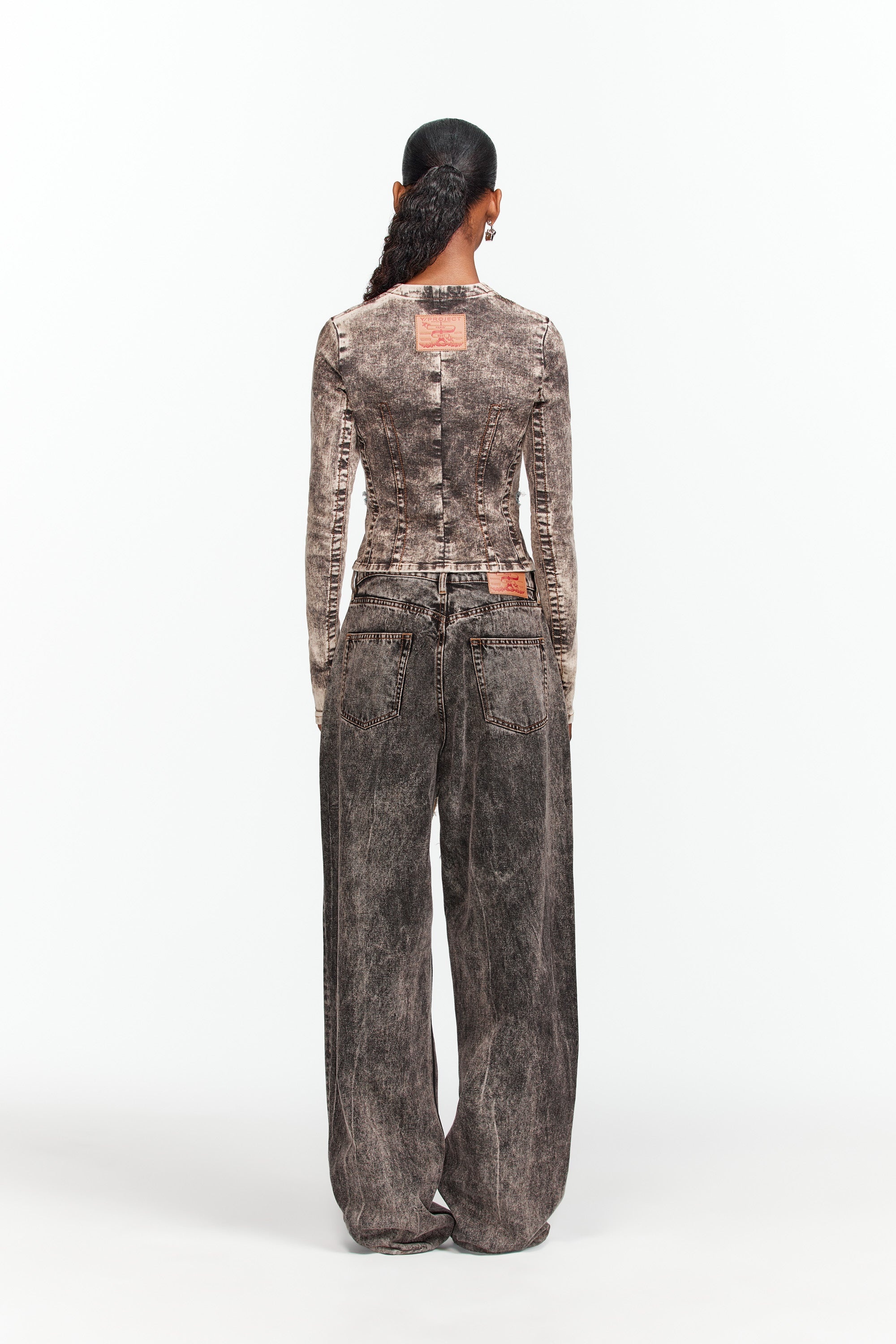 Paris' Best Patch Slim Denim Jacket - 5