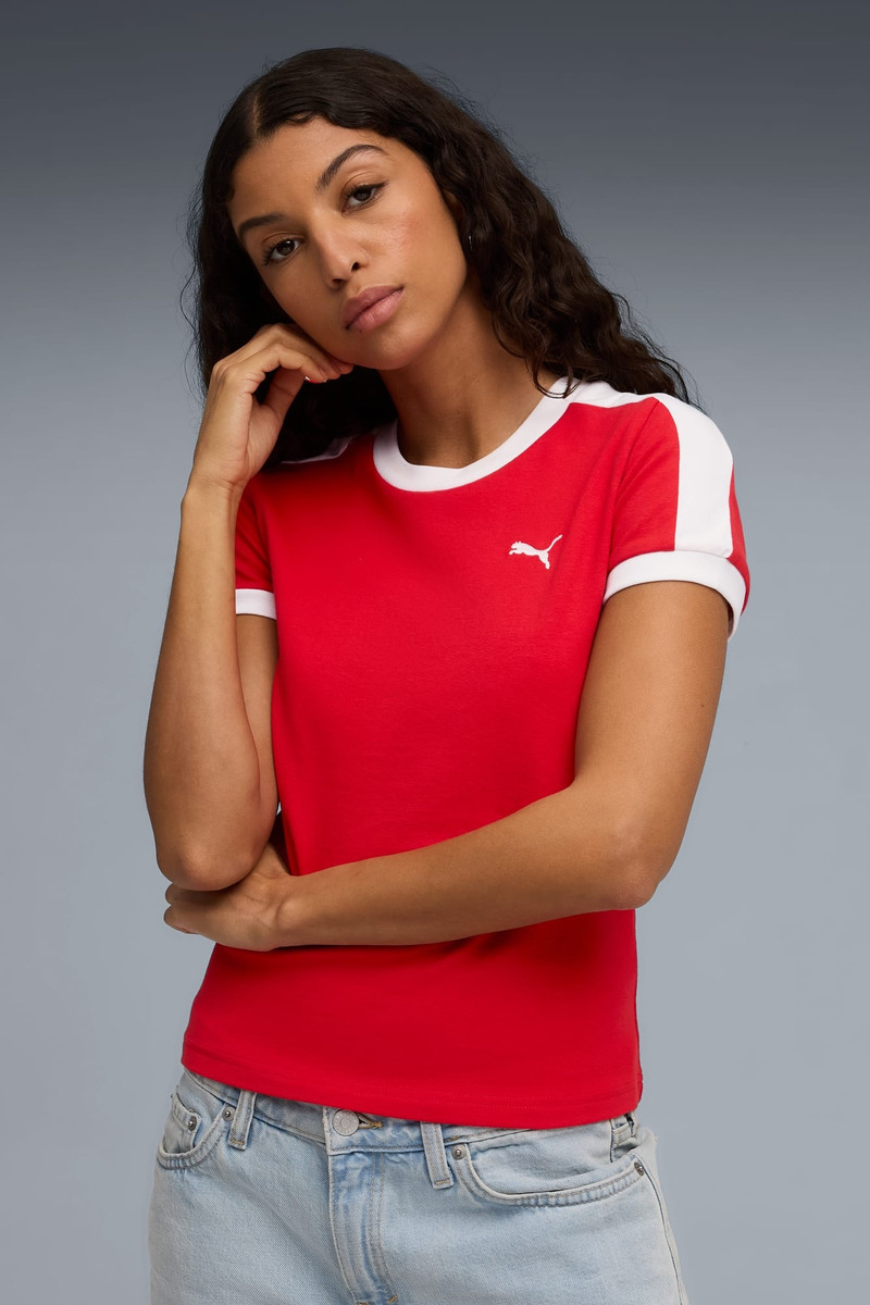 PUMA T7 Slim Tee Women outlook