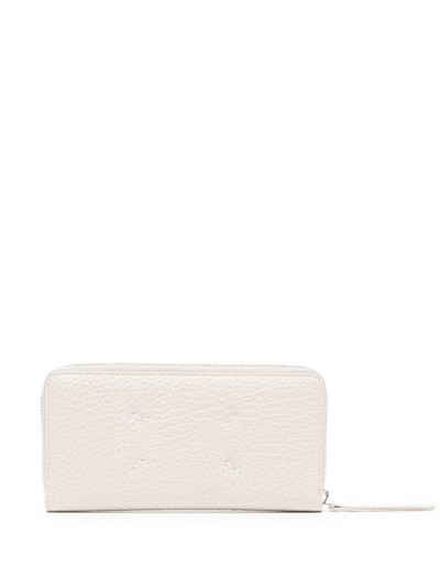 Maison Margiela four-stitch logo zip-up wallet outlook