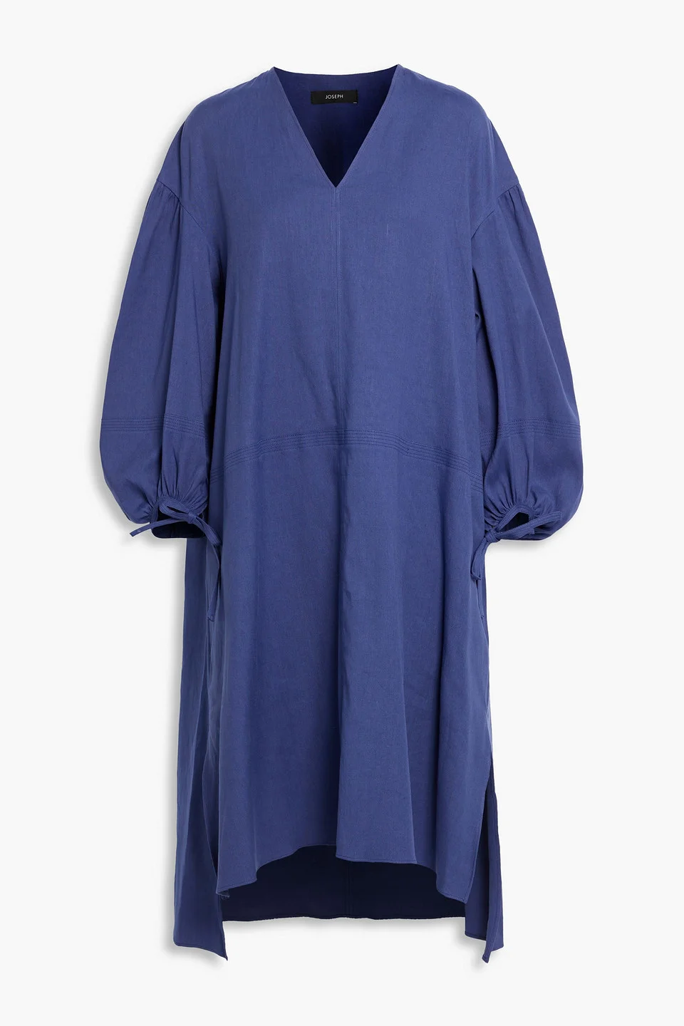 Duna linen-blend midi dress - 1