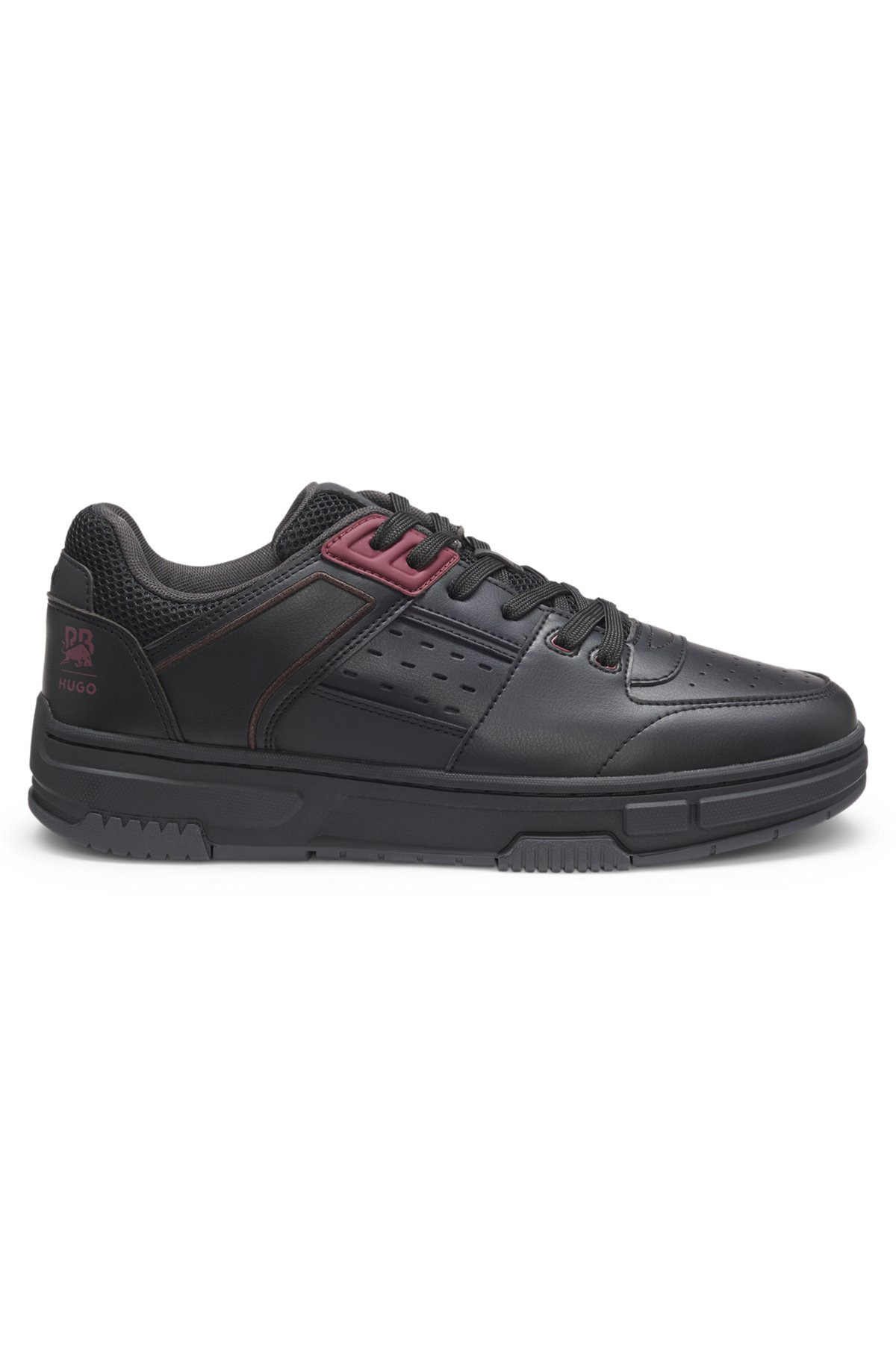 HUGO X RB TRAINERS WITH BULL-GRAPHIC LOGO AND PERFORATIONS - 1