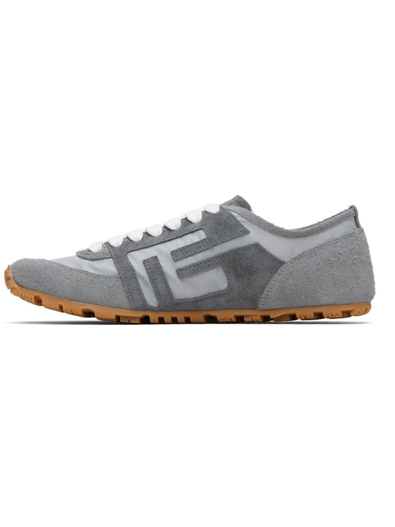 Balmain Gray Racer 45 Sneakers outlook