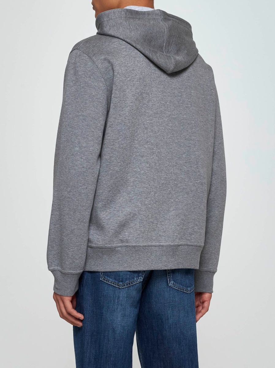 Cotton zip-up hoodie - 3