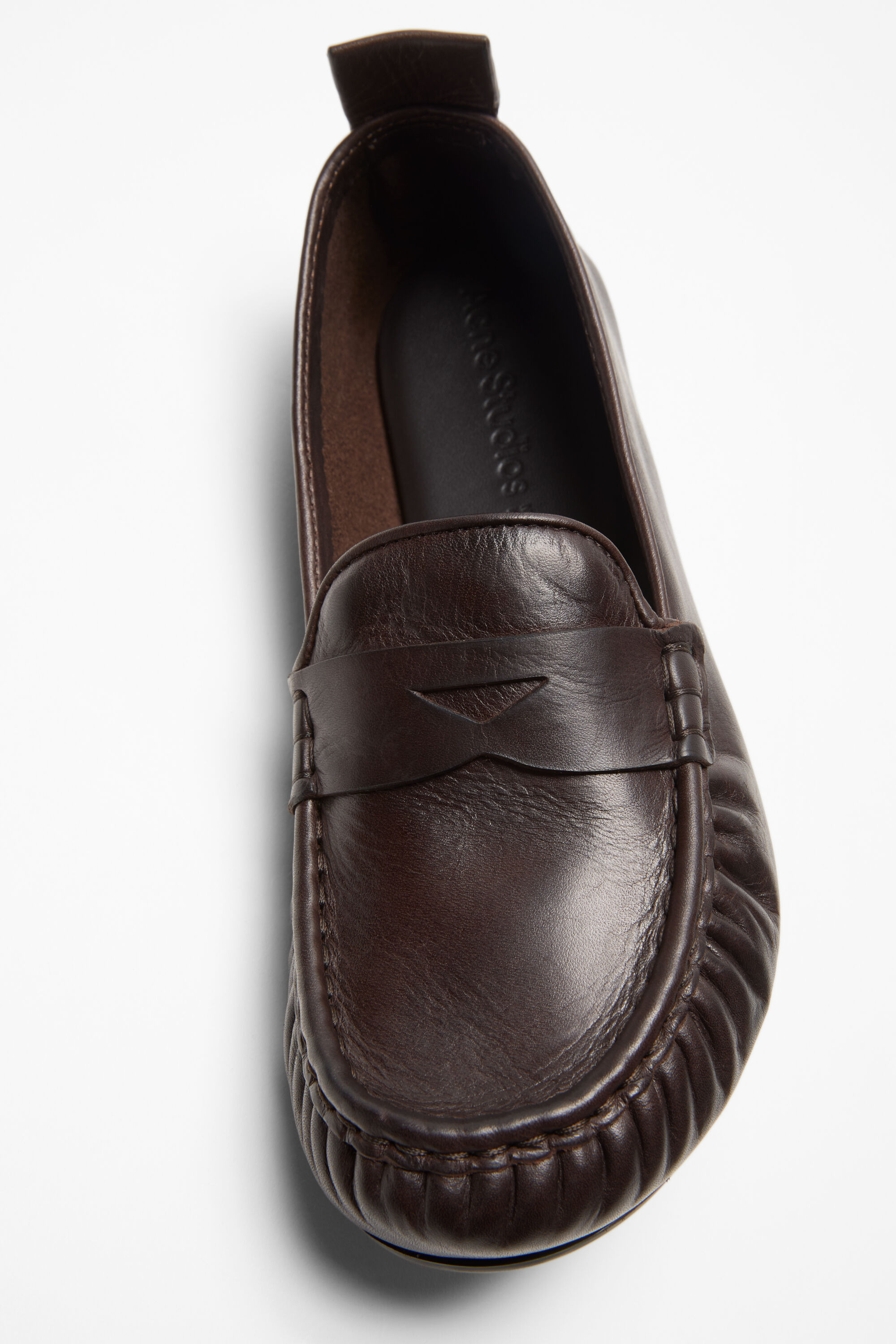Leather loafers - Dark brown - 3