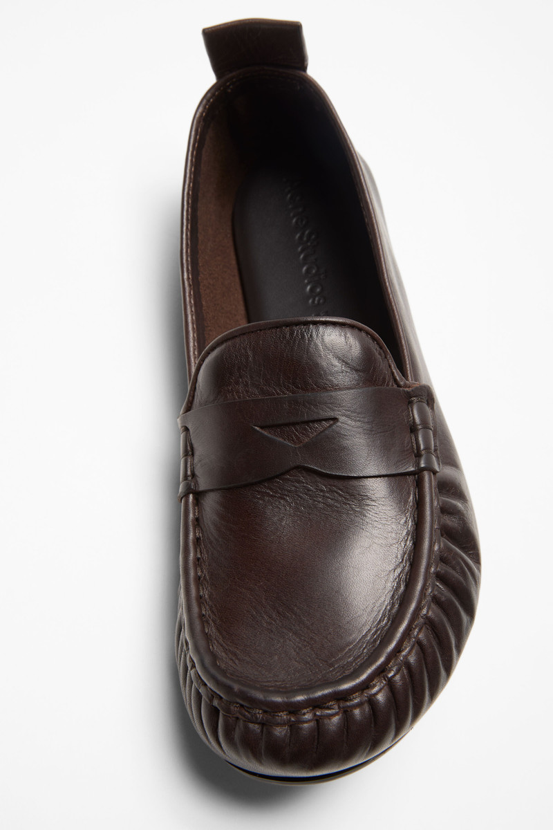 Leather loafers - Dark brown 3