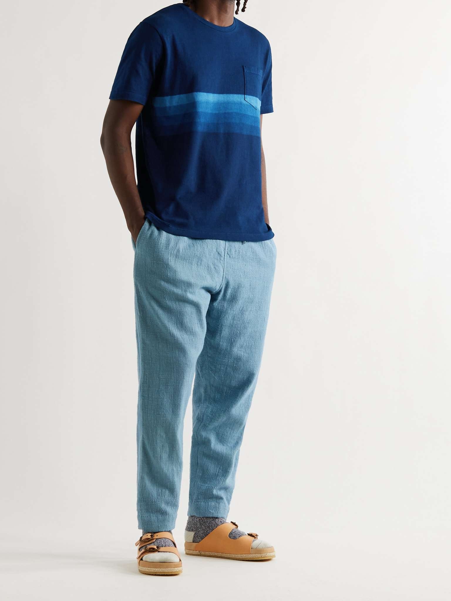 Indigo-Dyed Slub Cotton-Jersey T-Shirt - 2