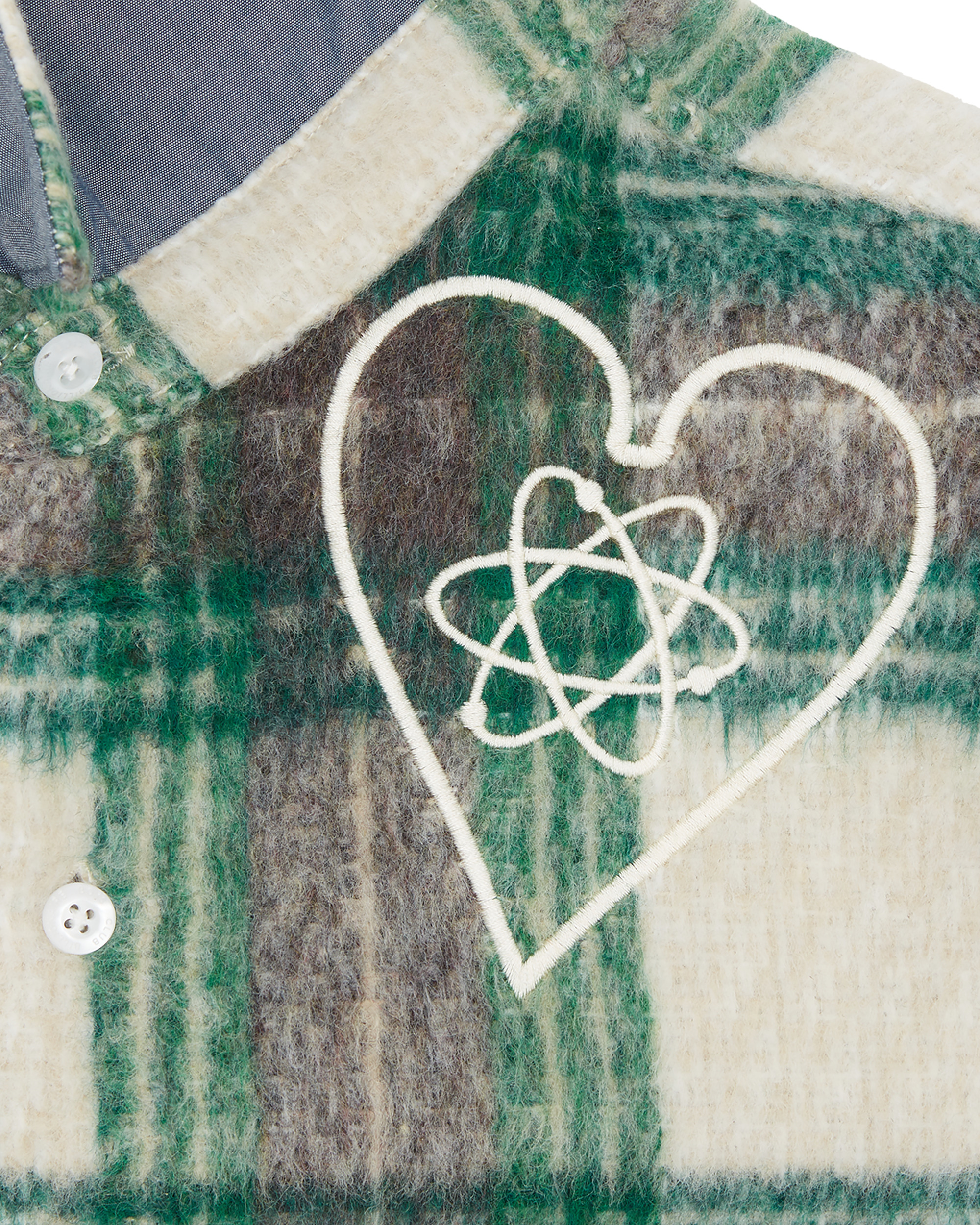 HEART & MIND CHECK OVERSHIRT - 6