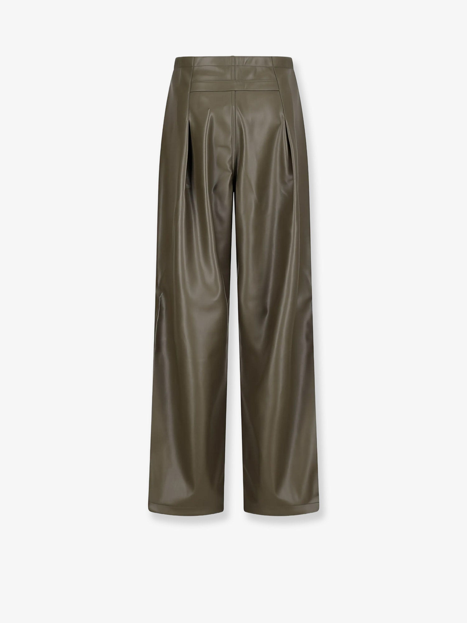 Darkpark Faux Leather Relaxed Fit Trousers - 2