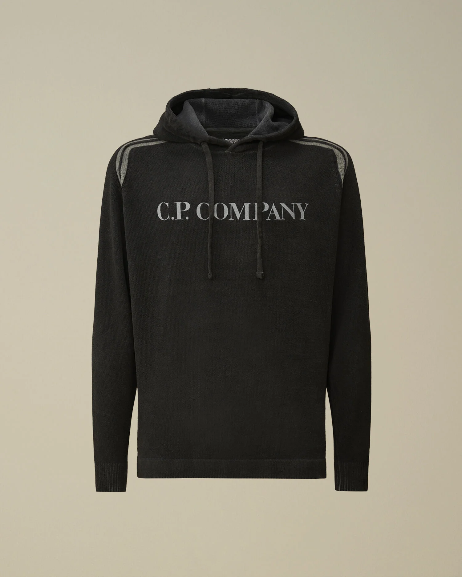 Cotton Chenille Double Dyed Hooded Sweater - 1