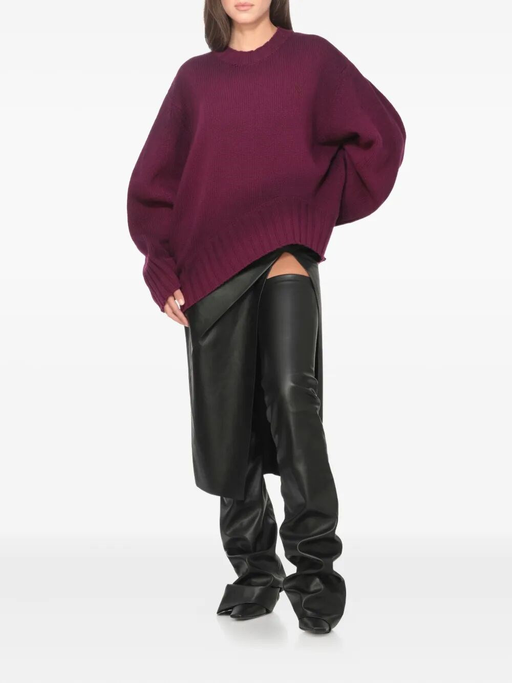 The 'SWEATER' by THE ATTICO is a luxurious addition to your wardrobe that redefines elegance in the  - 1