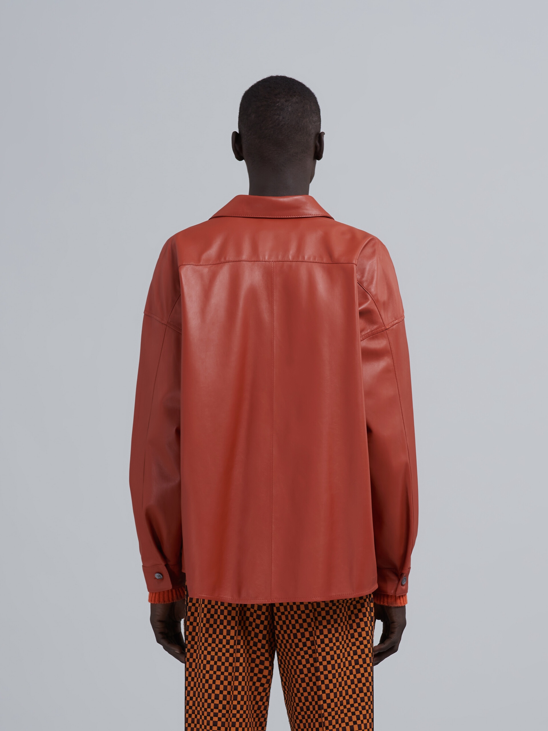 SOFT LAMB LEATHER SHIRT - 3
