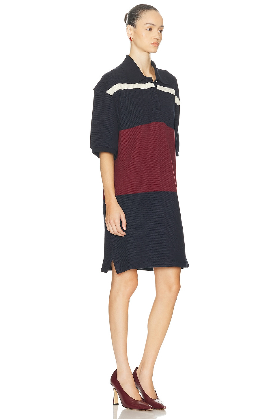 Short Sleeve Polo Dress - 2