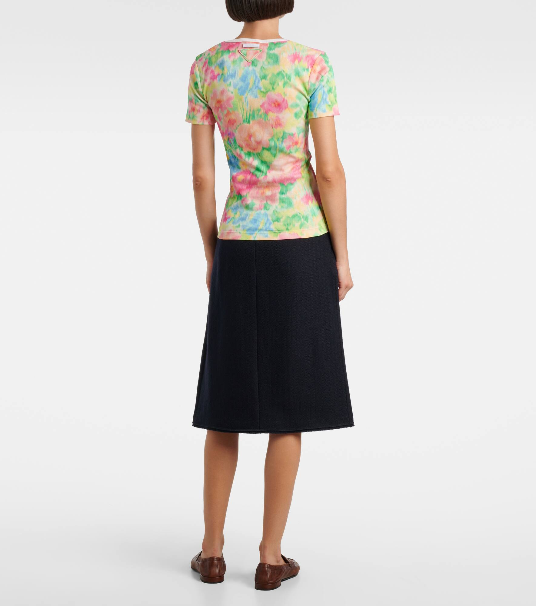 Printed cotton T-shirt - 3