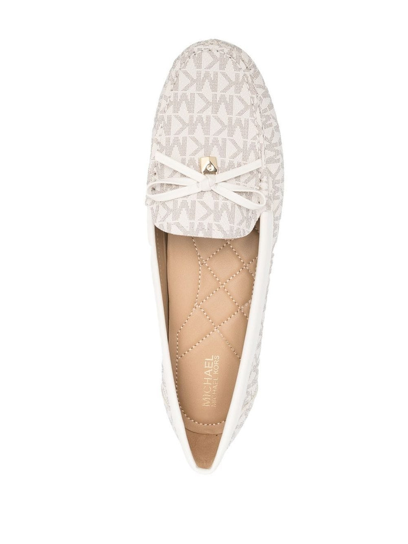 Juliette monogram-jacquard moccasins 4