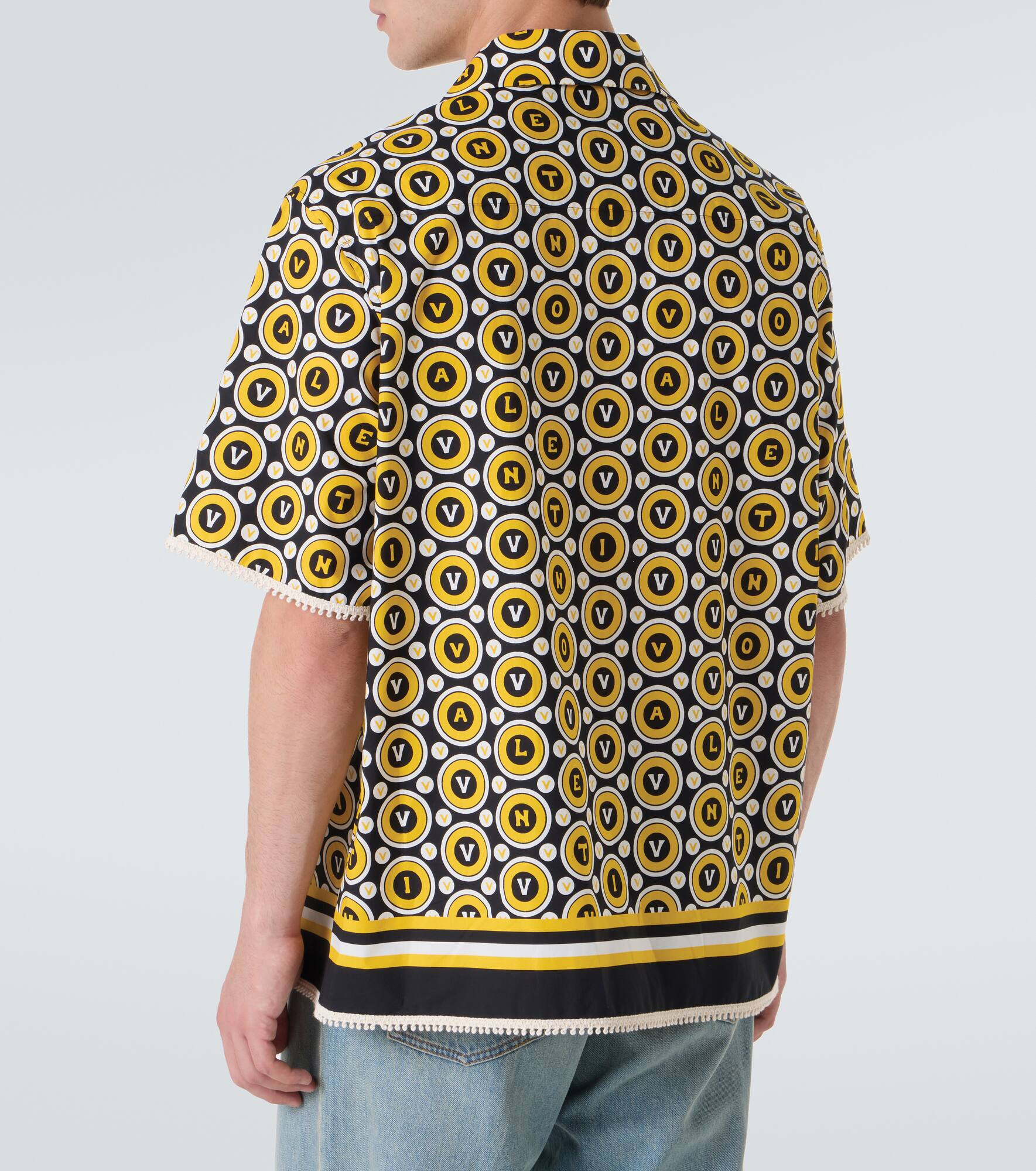 Bulles Royales cotton poplin bowling shirt - 4