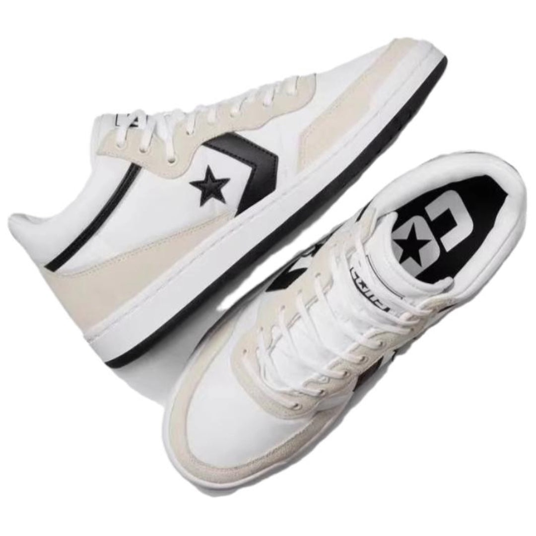 Converse Fastbreak Pro Leather & Suede 'White Black Beige' A09868C - 4