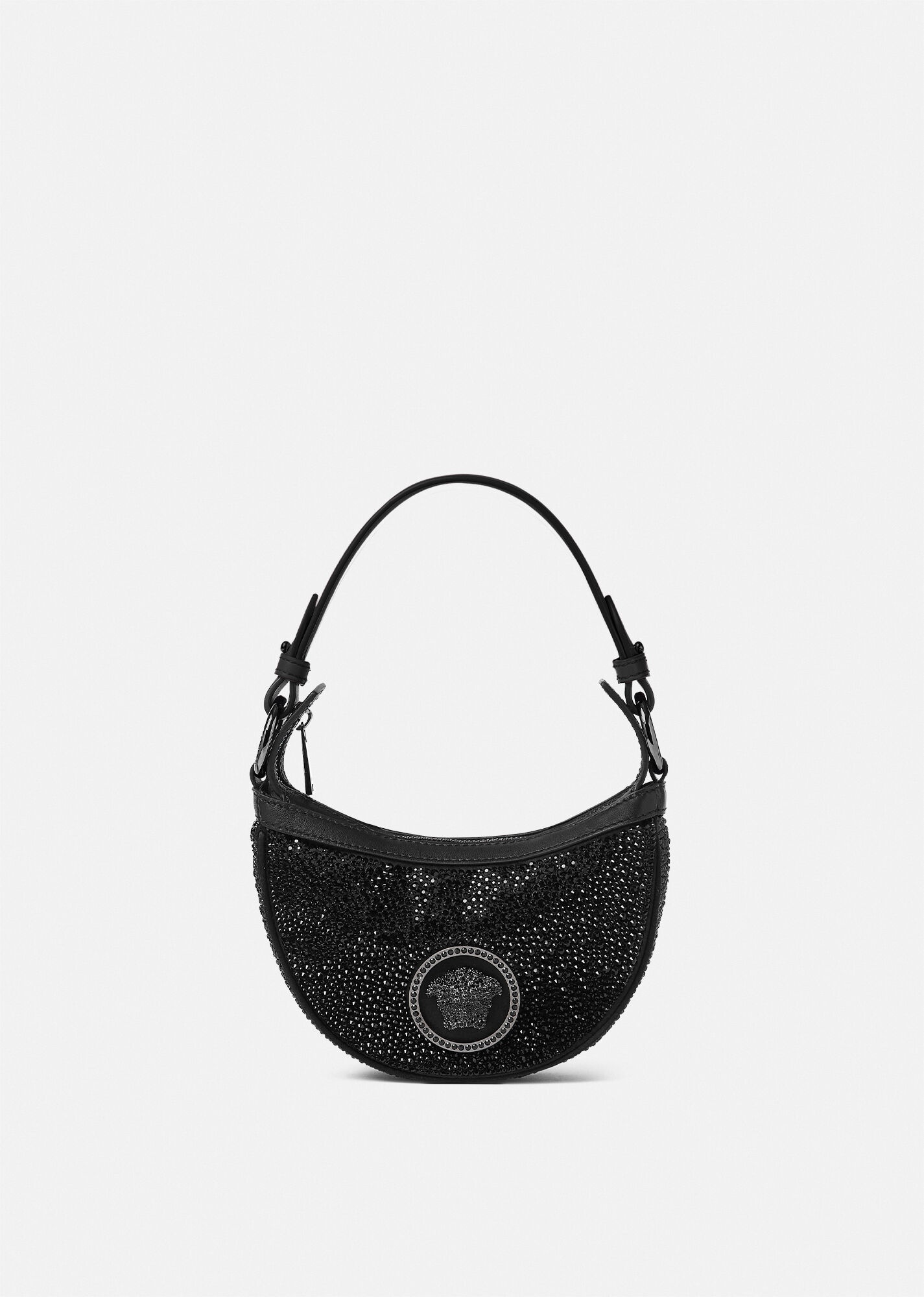 Crystal Repeat Mini Hobo Bag - 1