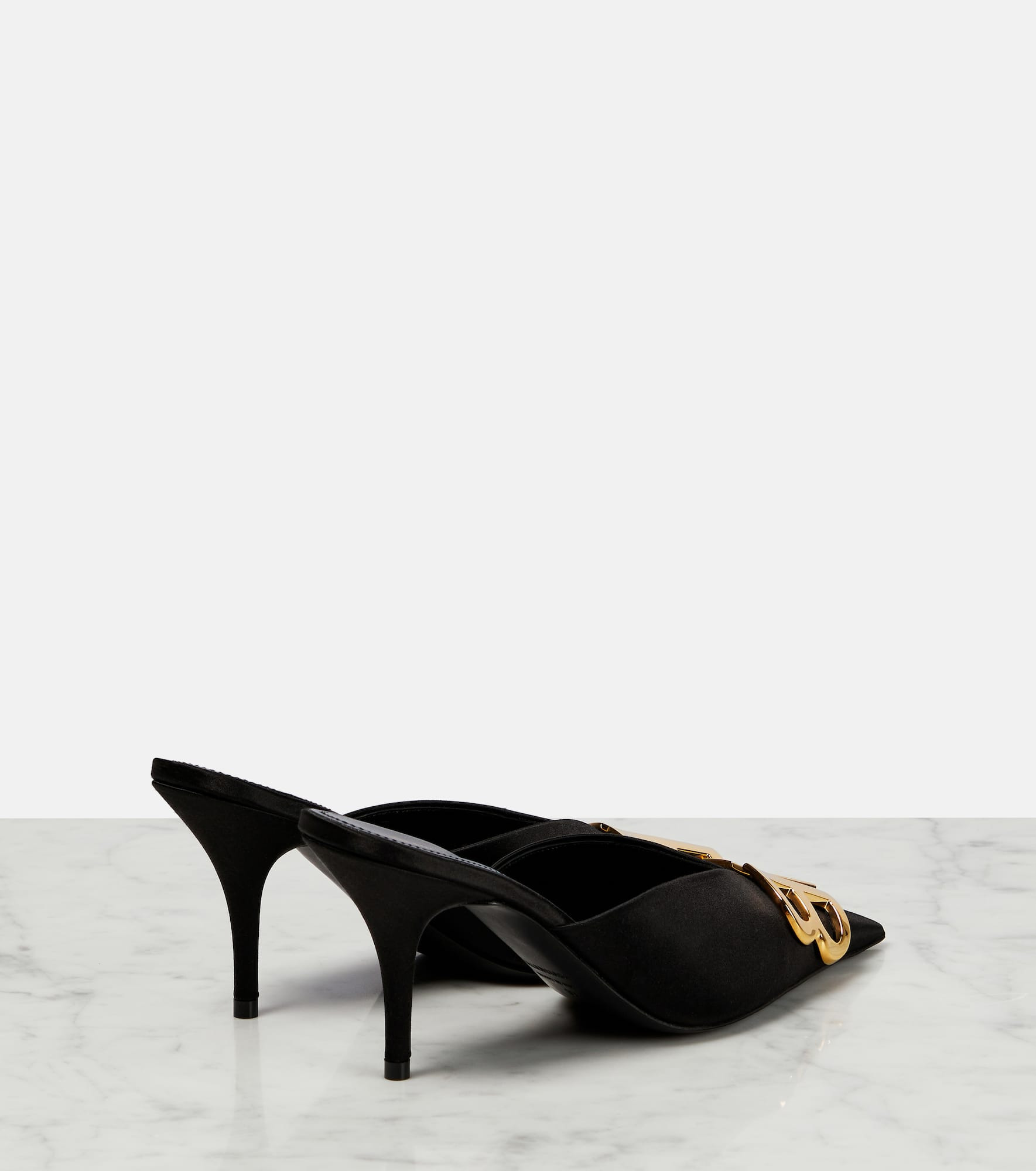 BB satin mules - 3