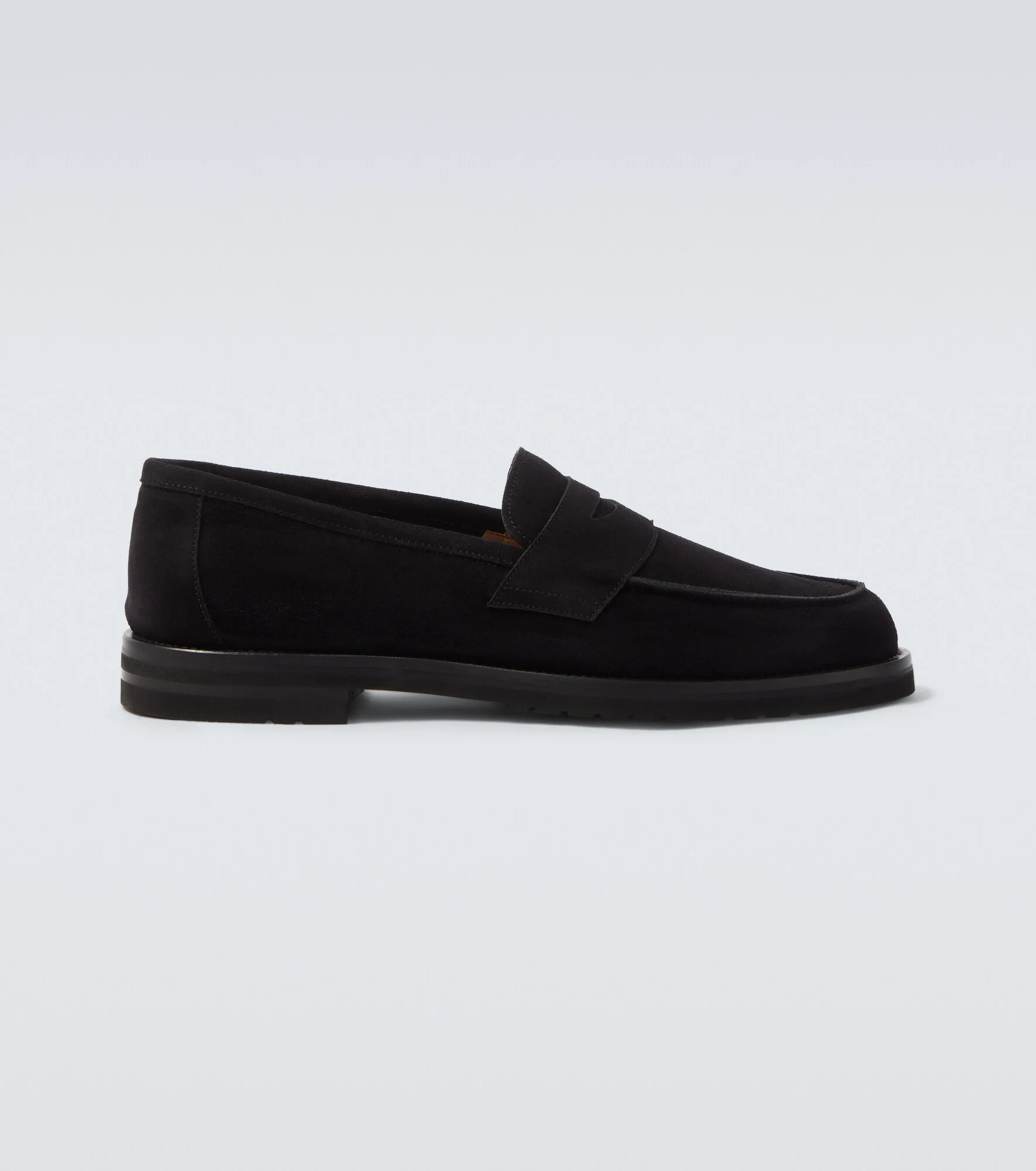 Suede penny loafers - 1