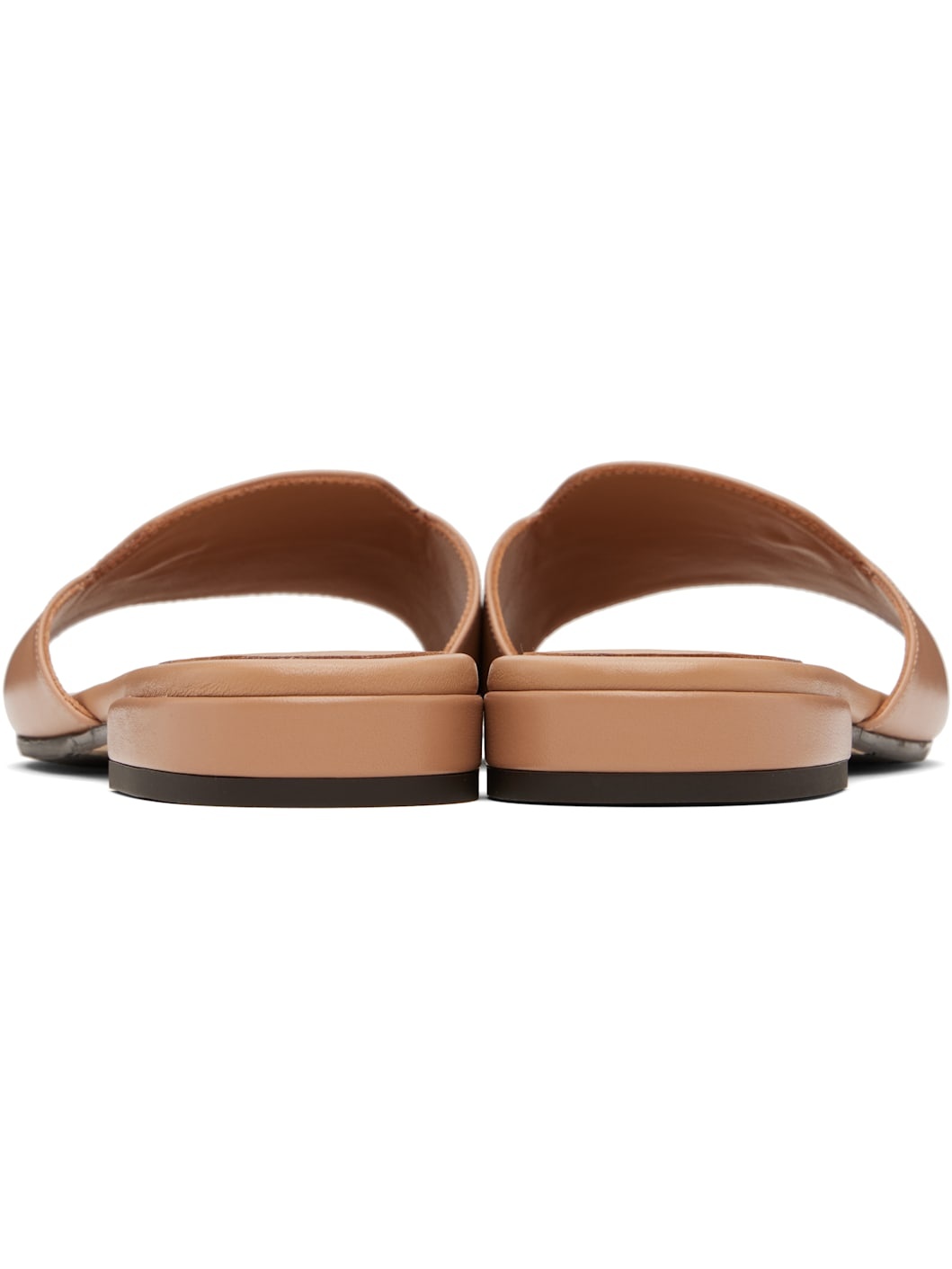 Brown Dina Flat Sandals - 2
