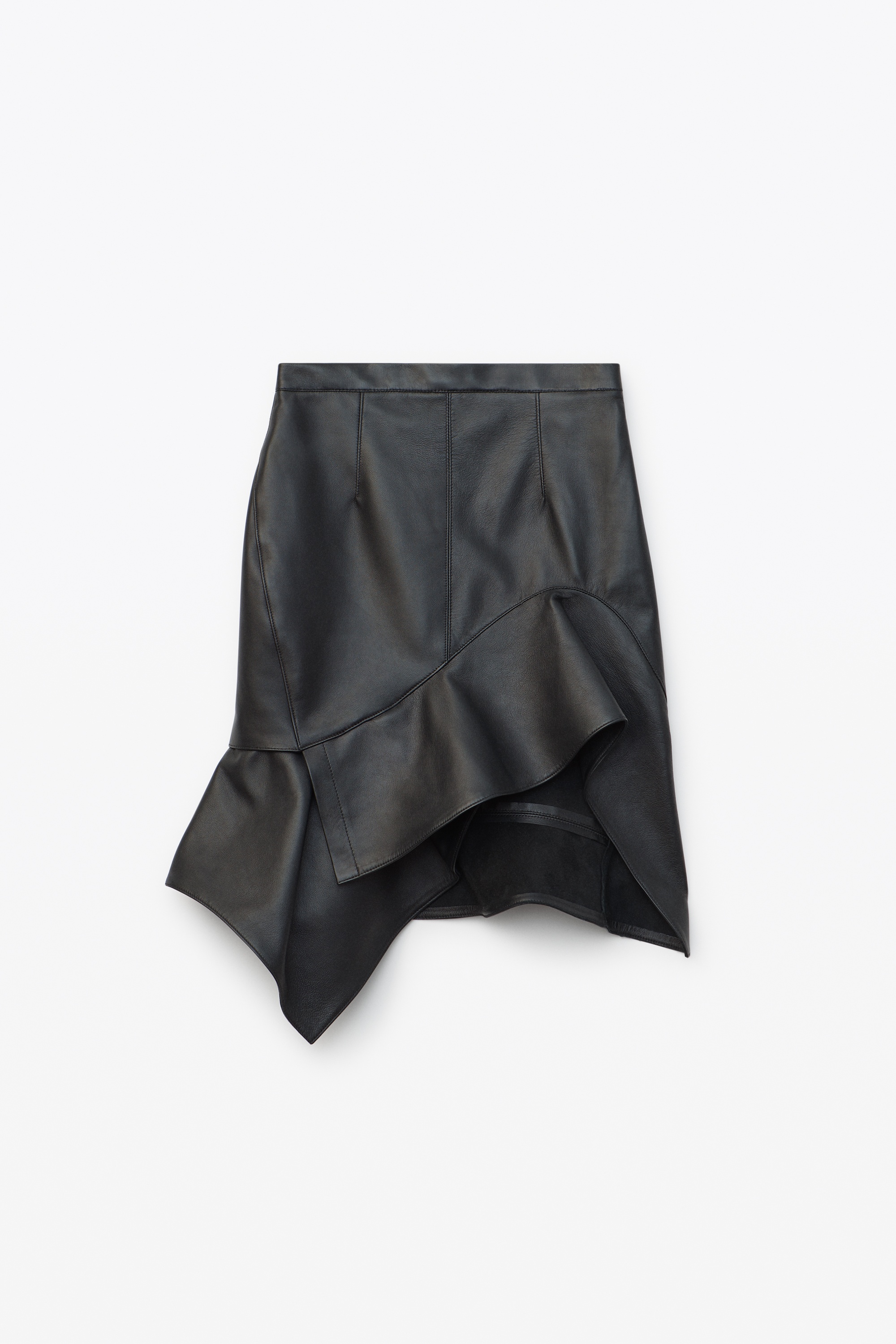 DECONSTRUCTED RUFFLE MINI SKIRT - 1