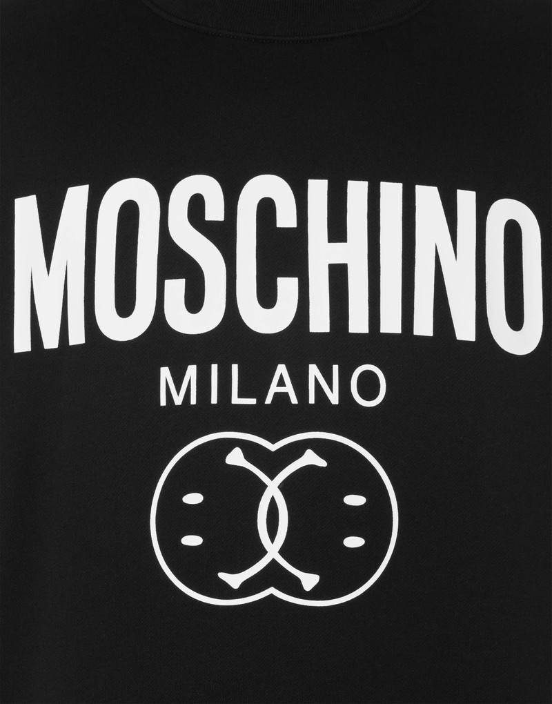 DOUBLE SMILEY® LOGO ORGANIC COTTON SWEATSHIRT 4