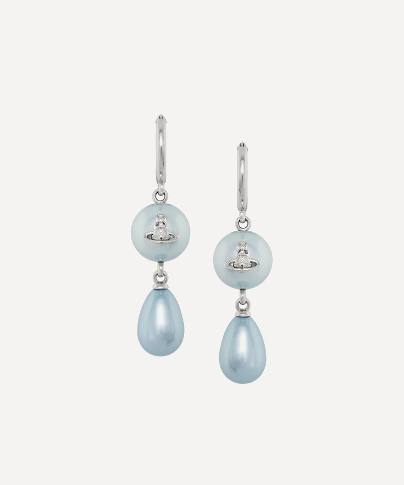 Platinum Martha Drop Earrings 1