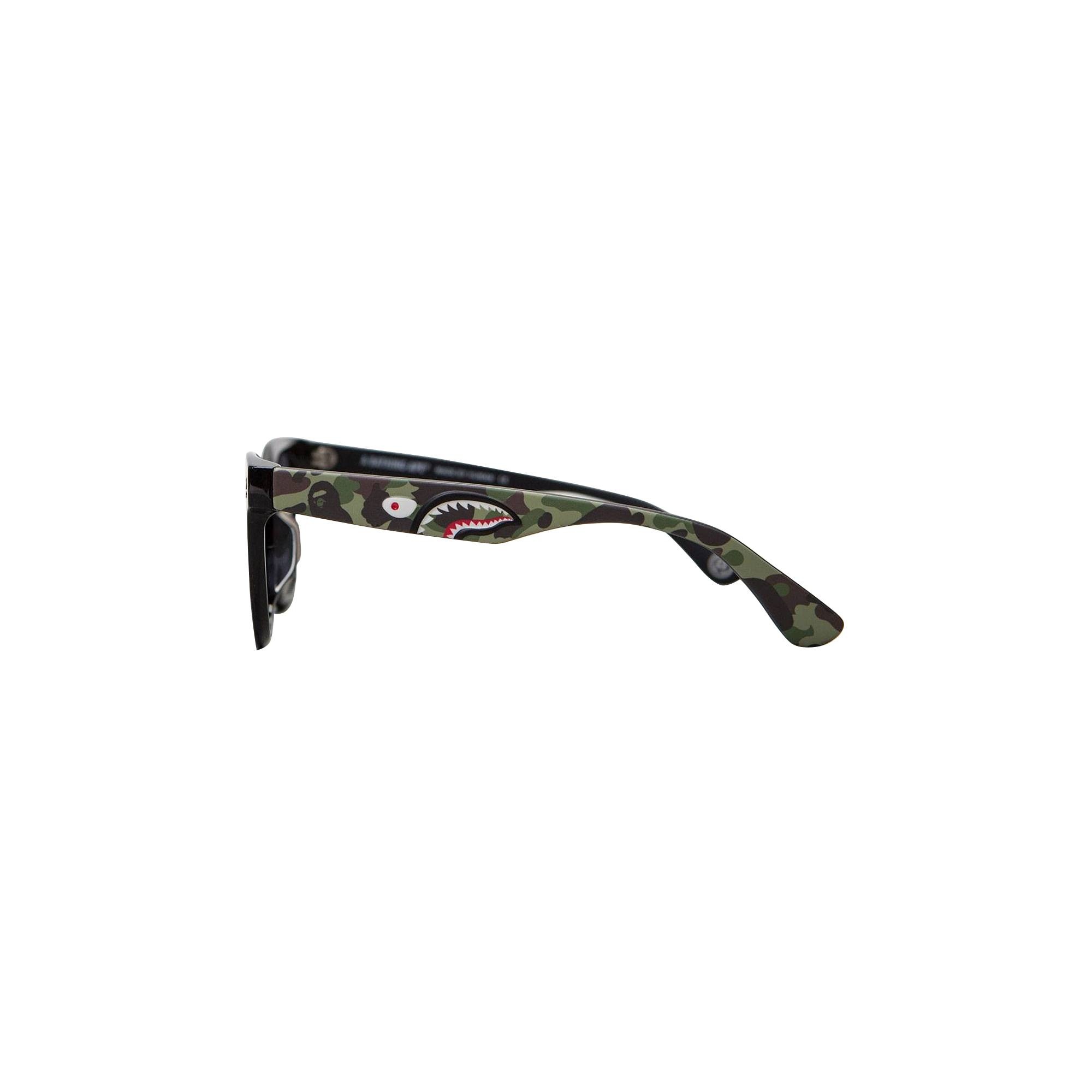 【A BATHING APE】サングラス CAMO SUNGLASSES A Bathing Ape PARKAS04 BC Sunglasses black camo