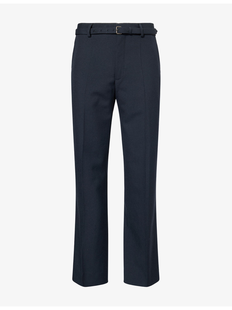 Preston Straight-Leg Wool Trousers 1