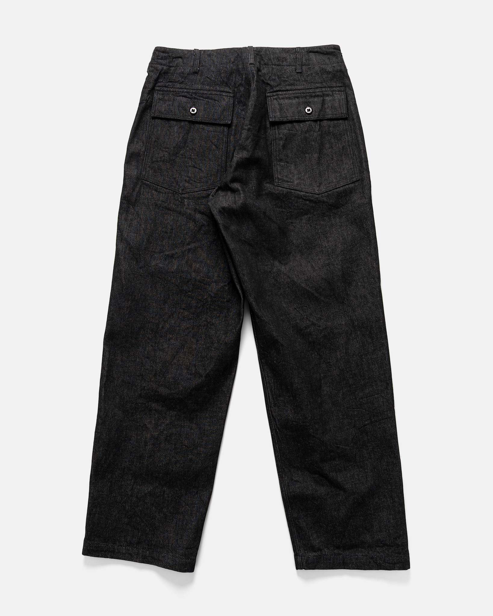 14oz Cone Denim Fatigue Pant Black - 4
