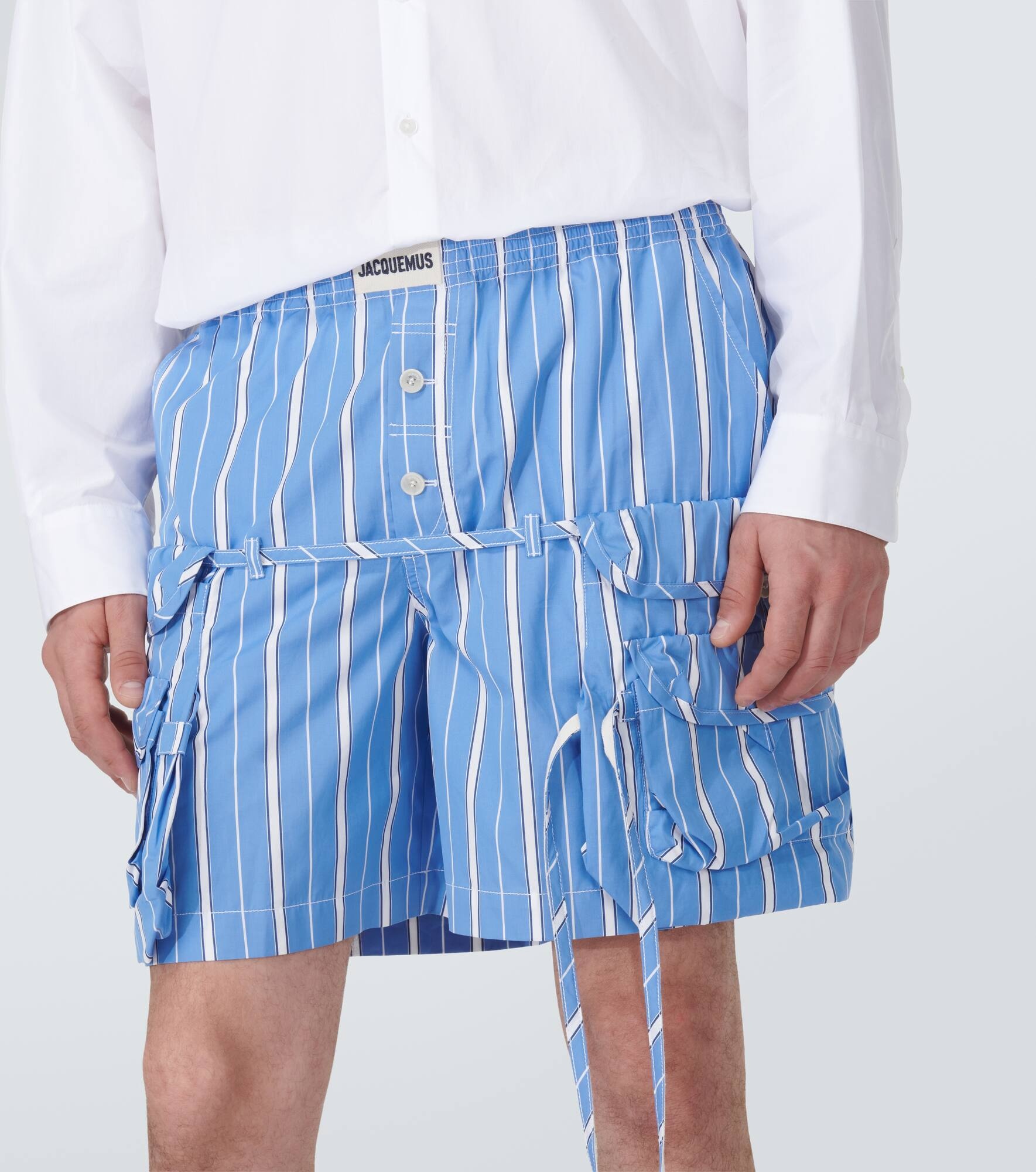 Le short Trivela striped cotton shorts - 5