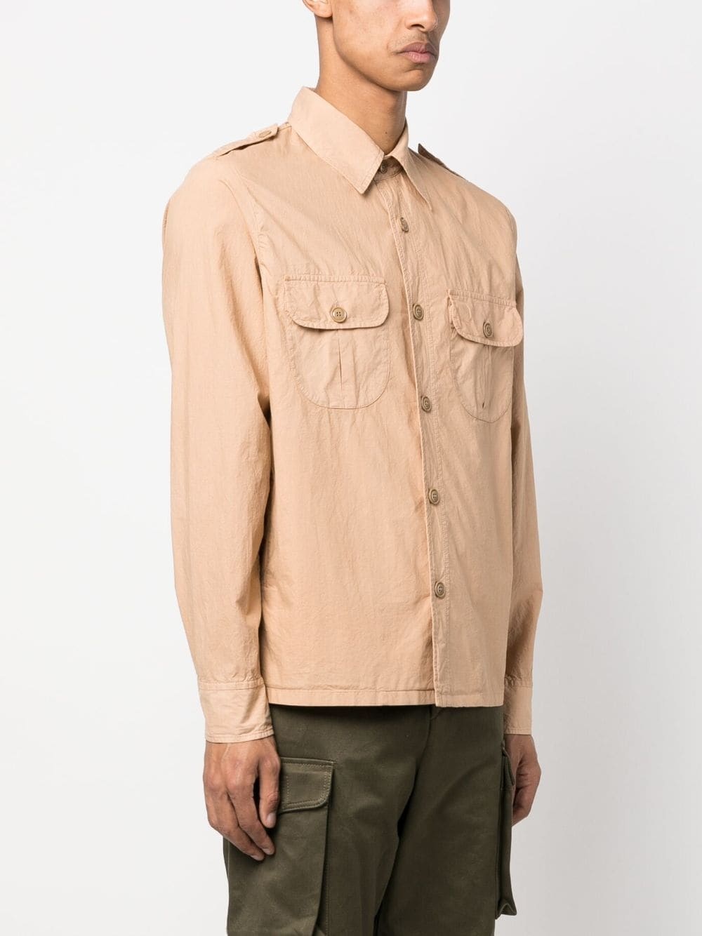 long-sleeve cotton shirt - 3