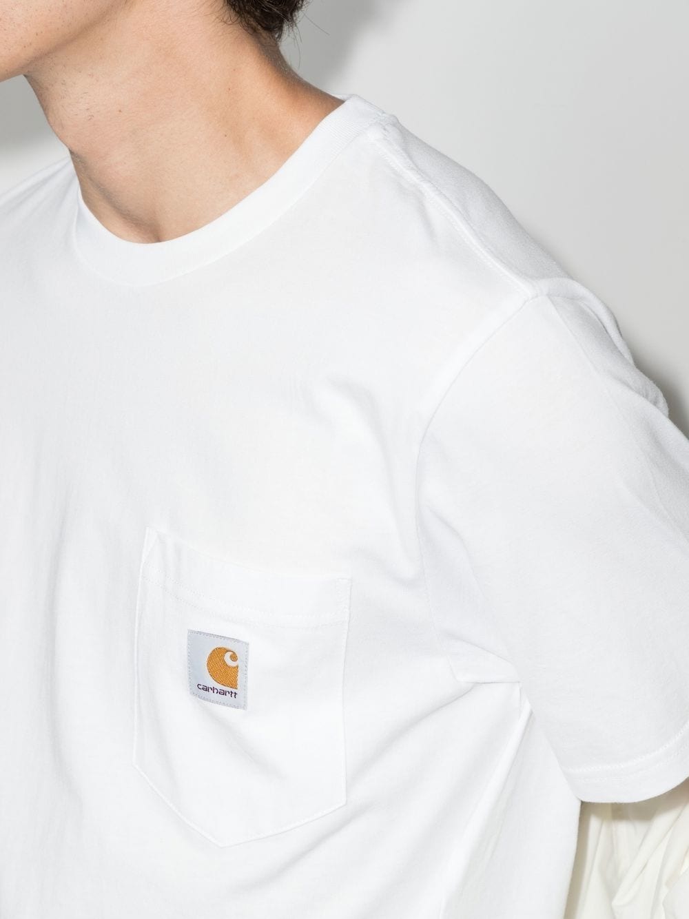 Pocket logo-patch T-shirt - 4