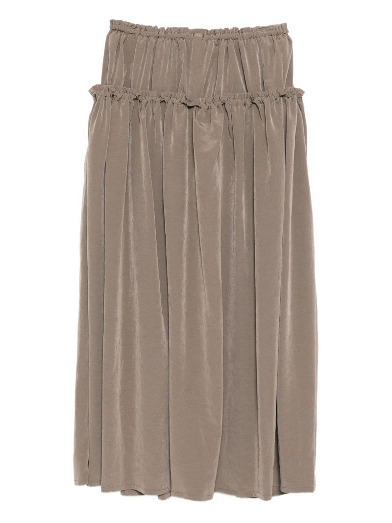 Y's Ta/pe double-gathered skirt outlook