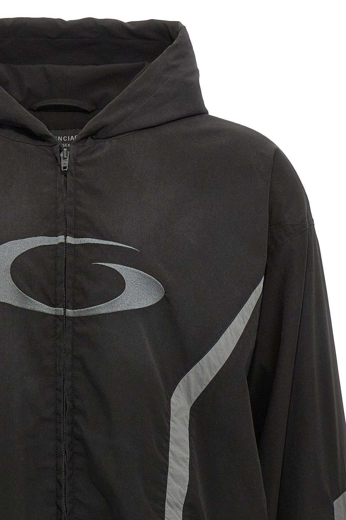 Balenciaga Men 'Tracksuit Loop Sports Icon Ampia' Jacket - 3