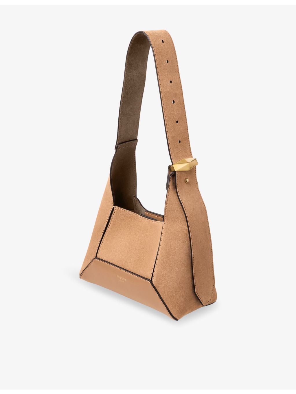 Diamond Medium Suede Hobo Bag - 5