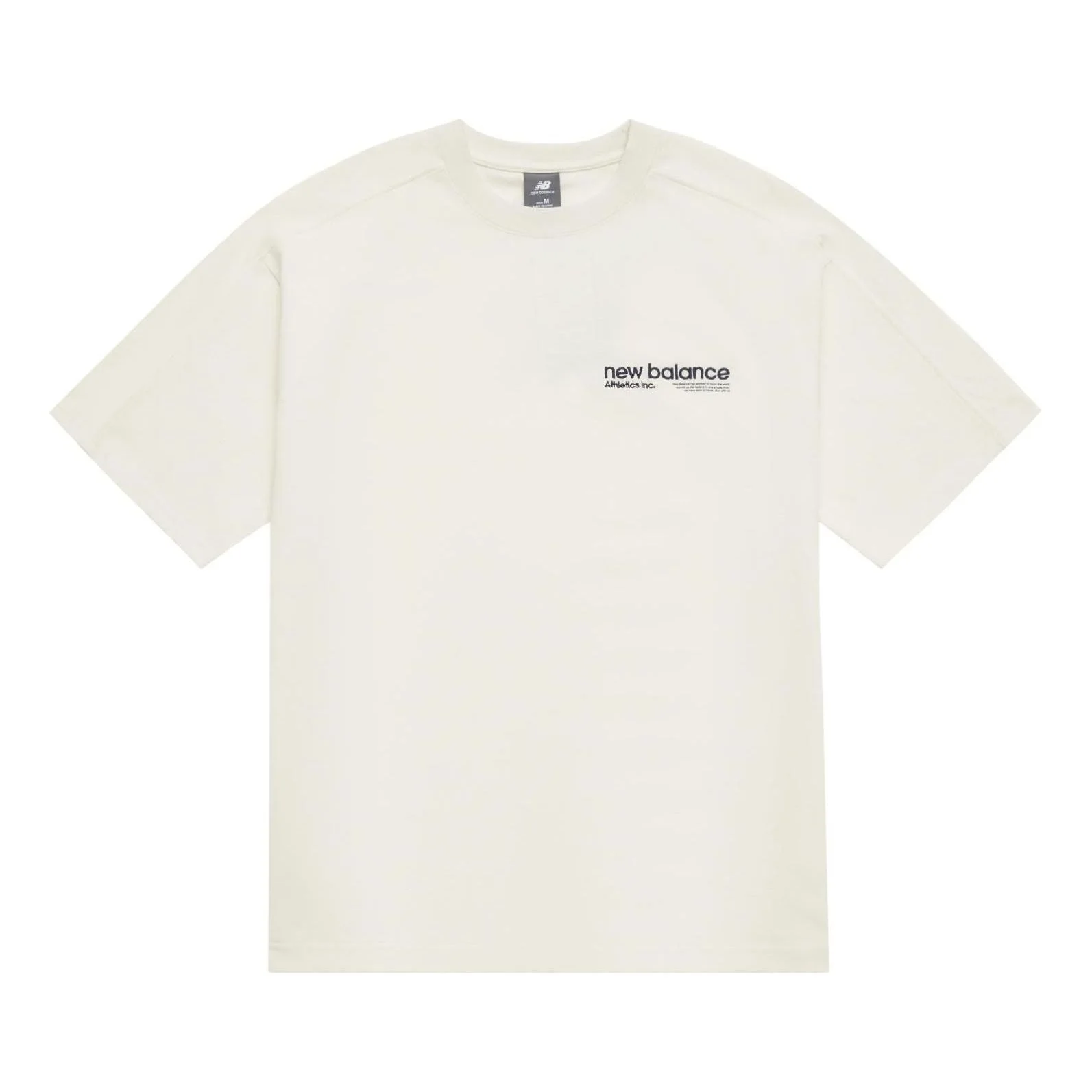New Balance Wordmark Logo T-Shirt 'White' AMT42301-CIC - 1