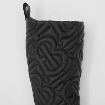 Burberry Quilted Monogram Panel Rain Boots outlook