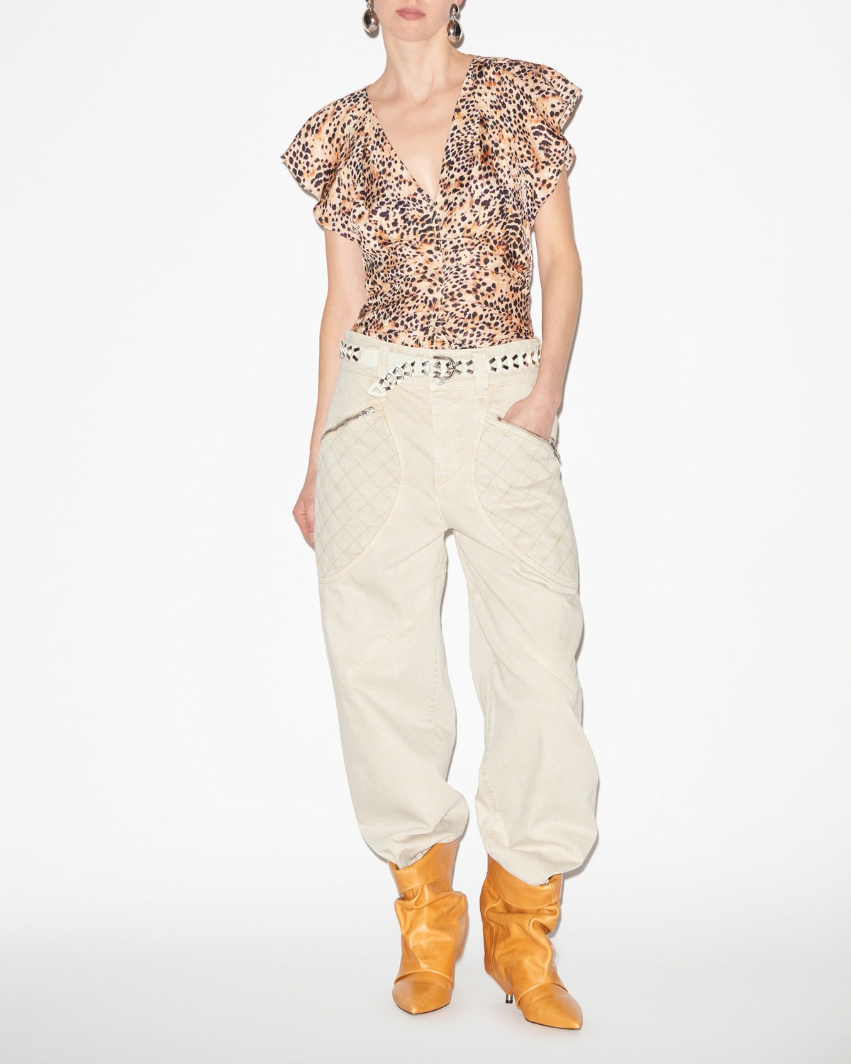 ISABEL MARANT【関税送料込】Lonea シルクブレンドトップ Isabel Marant Lonea floral silk-blend top Isabel Marant